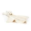 doudou carré ourson blanc allongé doudou carré ourson blanc allongé