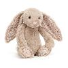 peluche lapin beige et tissu liberty de taille moyenne peluche lapin beige et tissu liberty de taille moyenne
