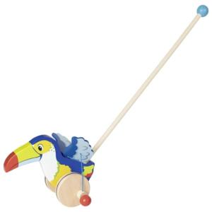 CANNE À POUSSER LE TOUCAN MULTICOLORE