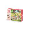 quatre mini-puzzles de 12 pices chaque sur le thme des saisons