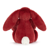 PELUCHE PETIT LAPIN COLORIS ROUGE VIF
