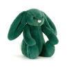 PELUCHE PETIT LAPIN COLORIS VERT SAPIN