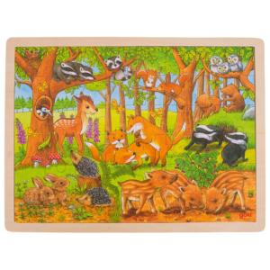 PUZZLE DE 48 PIÈCES les petits animaux de la forêt