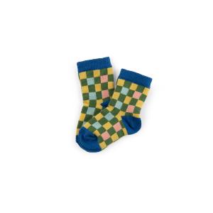 CHAUSSETTES À CARREAUX "week-end à la ferme"