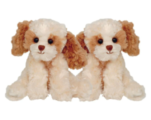 PELUCHE CHIEN TYPE CAVALIER KING CHARLES