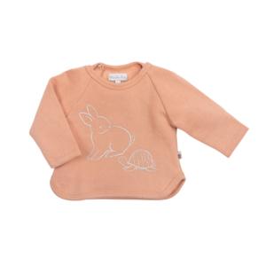 SWEAT EN COTON MOLLETON "Trois Petits Lapins"