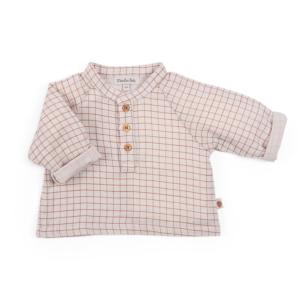 CHEMISE EN COTON BIOLOGIQUE "Trois Petits Lapins"