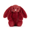 PELUCHE PETIT LAPIN COLORIS ROUGE VIF