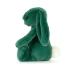 PELUCHE PETIT LAPIN COLORIS VERT SAPIN