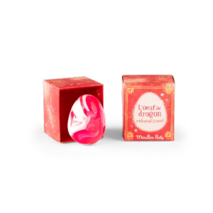 ŒUF DE DRAGON ROSE BALLE REBONDISSANTE