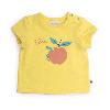 TEE-SHIRT JAUNE POMME CROQUÉE "Pomme des Bois"