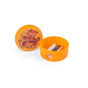 TAILLE CRAYON LENTICULAIRE ORANGE "le tigre"