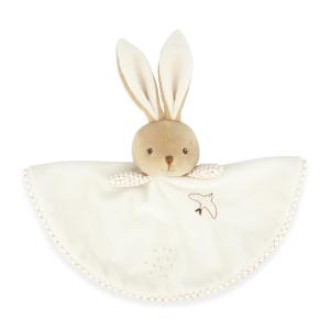 DOUDOU PETIT LAPIN ROND COLORIS CRÈME