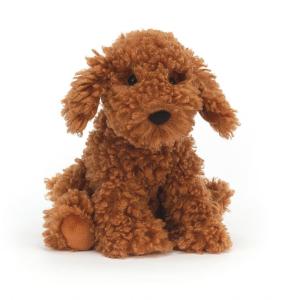 COOPER PELUCHE CHIEN AU PELAGE COULEUR CARAMEL