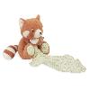 DOUDOU AVEC SON LANGE LE PANDA ROUX
