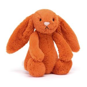 PETITE PELUCHE LAPIN COLORIS ORANGE SANGUINE (H : 18 cm)