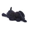GRANDE PELUCHE ÉLÉPHANT BLEU FONCÉ ALLONGÉ À PLAT VENTRE GRANDE PELUCHE ÉLÉPHANT BLEU FONCÉ ALLONGÉ À PLAT VENTRE