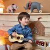 GUITARE EN BOIS AVEC CORDE DE RECHANGE ET PLECTRUM
