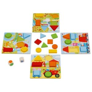 JEU DE LOTO DES COULEURS EN BOIS ET CARTON