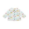 BLOUSE MANCHES LONGUES IMPRIMÉ CHIENS SOUS LA PLUIE BLOUSE MANCHES LONGUES IMPRIMÉ CHIENS SOUS LA PLUIE