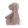 PELUCHE LAPIN LUXUEUX FAÇON POMME DE PIN