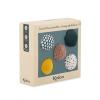SET DE CINQ PETITES BALLES SENSORIELLES EN TISSU