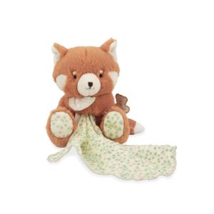 DOUDOU AVEC SON LANGE LE PANDA ROUX
