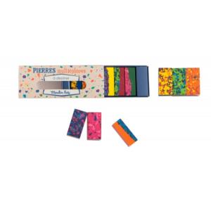 BOÎTE DE SIX PIERRES DE CIRE À DESSINER "les petites merveilles"