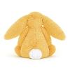 PETITE PELUCHE LAPIN COLORIS JAUNE SOLEIL (H : 18 cm)