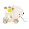 PETIT OURS AVEC UN BOULIER À FIL À PROMENER