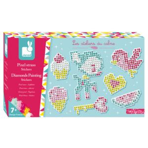 KIT CRÉATIF PIXEL STRASS ET STICKERS