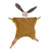 DOUDOU PLAT LAPIN OCRE "série trois petits lapins"