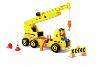 grande grue mobile avec ses accessoires et une figurine flexible