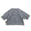 CHEMISE À CARREAUX GRISE "les animaux du monde"