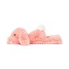 PELUCHE LAPIN ROSE ABRICOT EXTRA DOUCE