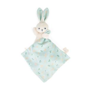 DOUDOU LAPIN CARRÉ BOUQUET D'AGRUMES