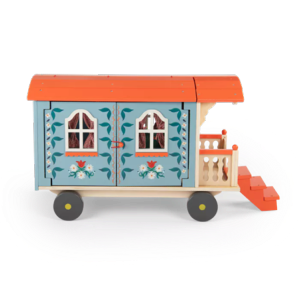 LA ROULOTTE DES MINOUCHSKAS EN BOIS DE HÈTRE