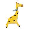 PELUCHE HOCHET GRANDE GIRAFE "Les Toupitis"