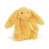 PETITE PELUCHE LAPIN COLORIS JAUNE SOLEIL (H : 18 cm)