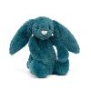 PETITE PELUCHE LAPIN COLORIS BLEU MINÉRAL (H : 18 cm)