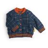 BLOUSON TEDDY À CARREAUX "les animaux du monde"