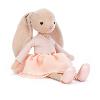 Lila peluche lapin danseuse étoile