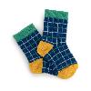 CHAUSSETTES À CARREAUX  "la jungle merveilleuse"