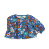 BLOUSE EN COTON LANGE IMPRIMÉ FANTAISIE