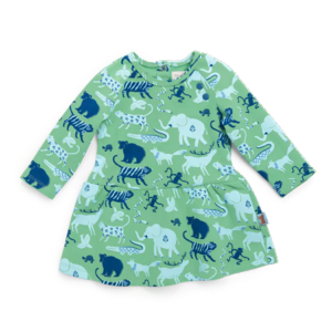 ROBE EN MOLLETON IMPRIMÉ LES ANIMAUX DE LA JUNGLE