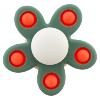 JOUET EN SILICONE PÉTALOUNE VERTE 5 PÉTALES + EFFET POP
