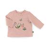 TEE-SHIRT  ROSE IMPRIMÉ FLORAL "week-end à la ferme"