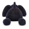 GRANDE PELUCHE ÉLÉPHANT ALLONGÉ À PLAT VENTRE