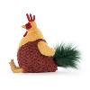 PELUCHE CLUNY LE COQ AUX TROIS COULEURS