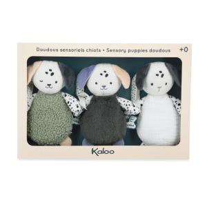 SET DE TROIS DOUDOUS SENSORIELS LES DALMATIENS